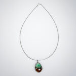 Chrysoprase Pendant on Matrix - Image 2