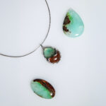Chrysoprase Pendant on Matrix - Image 3